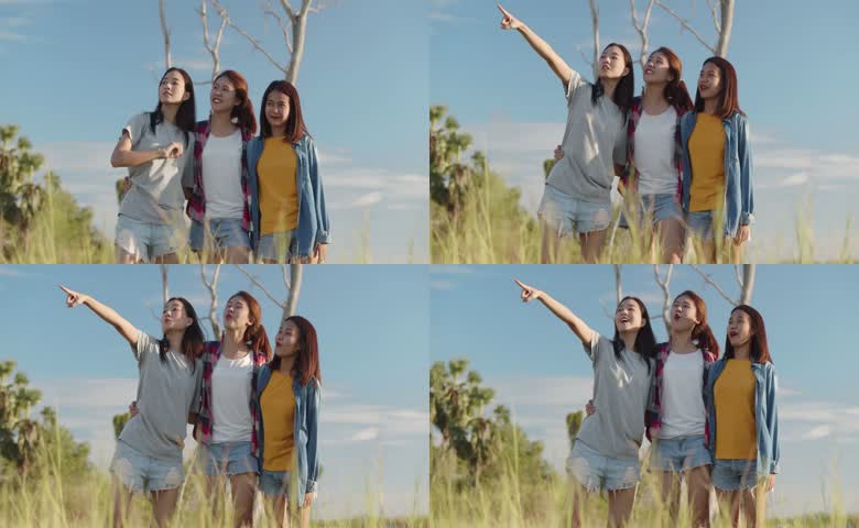 旅行伙伴闺蜜好友户外同游