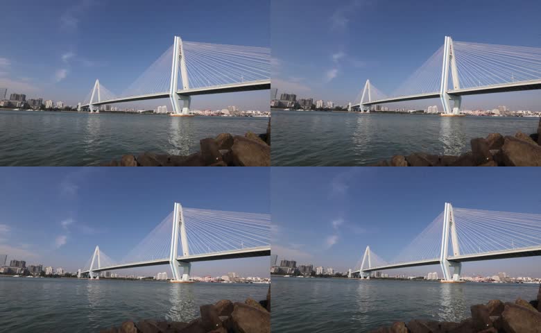 海口世纪大桥实拍