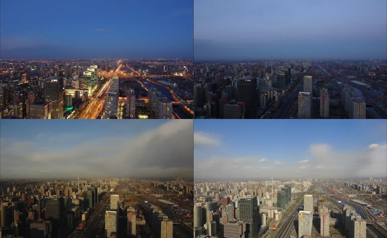 城市全景延时摄影