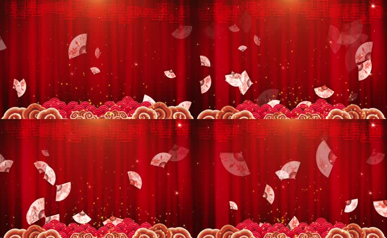 中国风折扇
