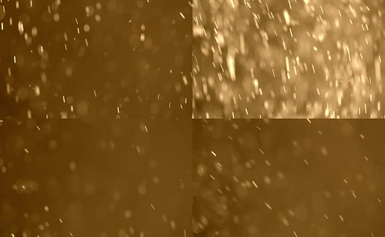 暖调氛围感金色降雪镜头