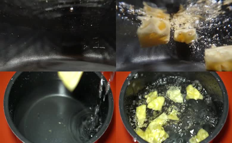 清水炖煮凤梨菠萝果肉