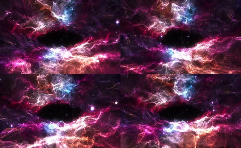太空星云宇宙航空视频