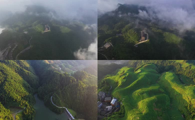 桂林原生态山林水景
