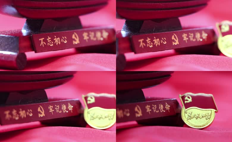 党徽不忘初心牢记使命