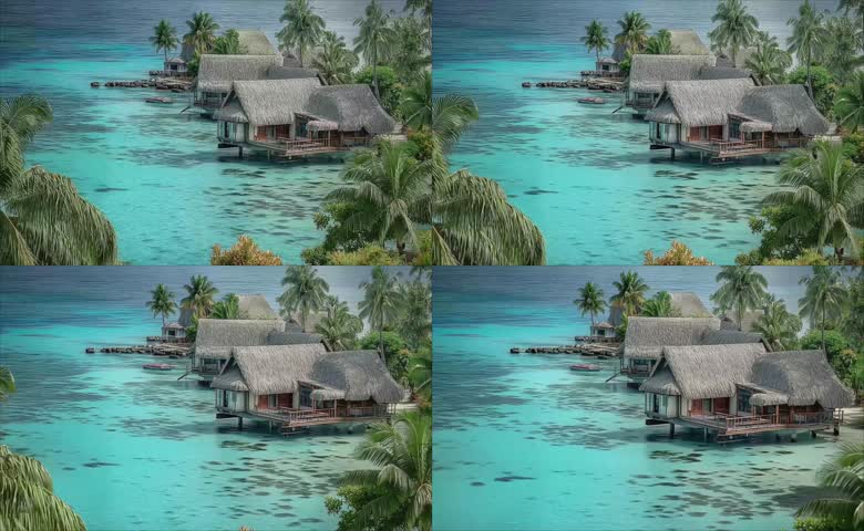 滨海度假水屋