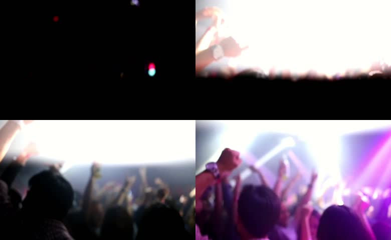 歌厅舞厅夜晚虚焦