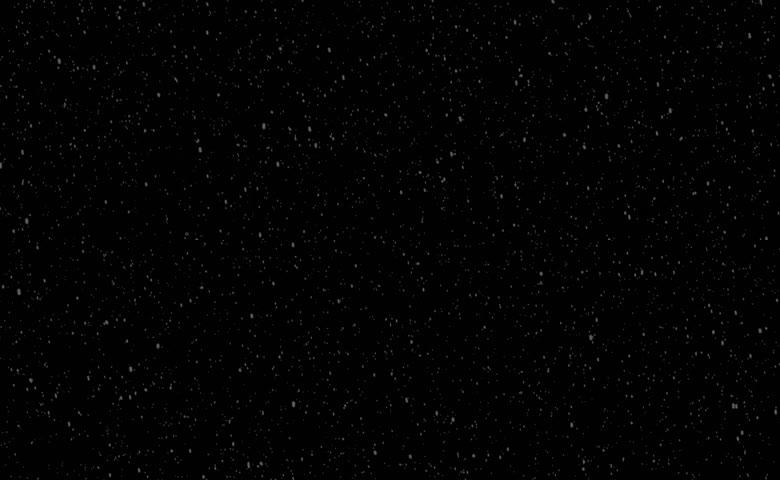 黑夜细碎雪花飘落