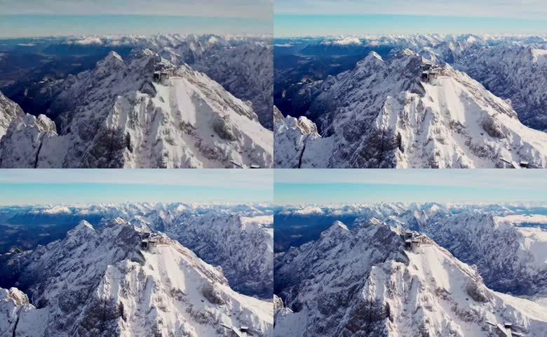 雪山主峰山顶建筑