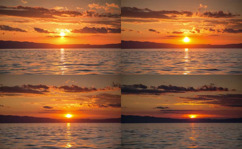 大海夕阳美景