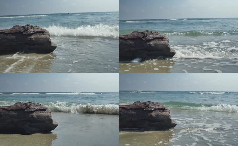 海岸礁石景观