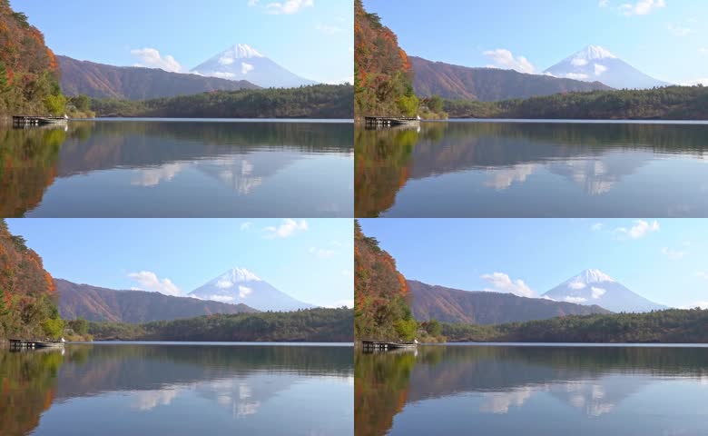 富士山秋湖