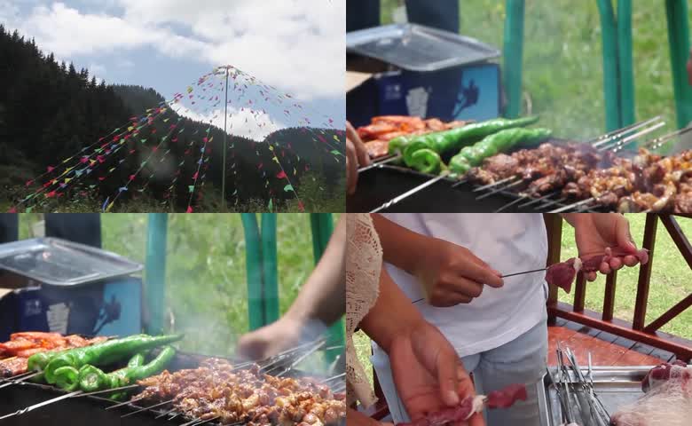 户外烧烤