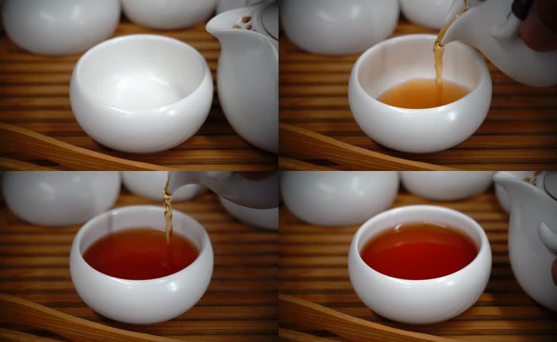 茶汤倾倒