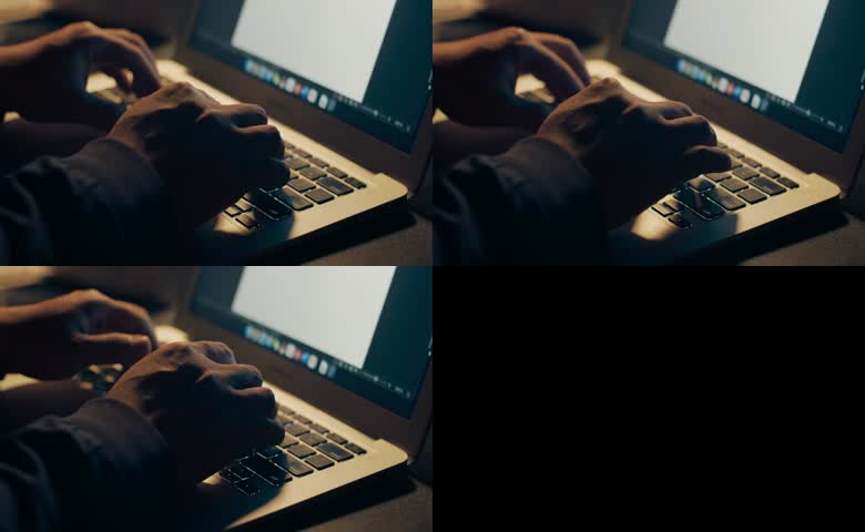 实拍打工人加班