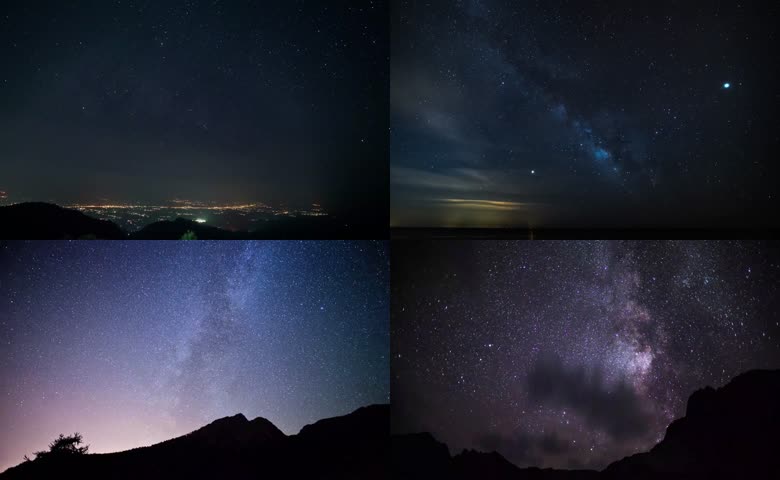 星空延时摄影