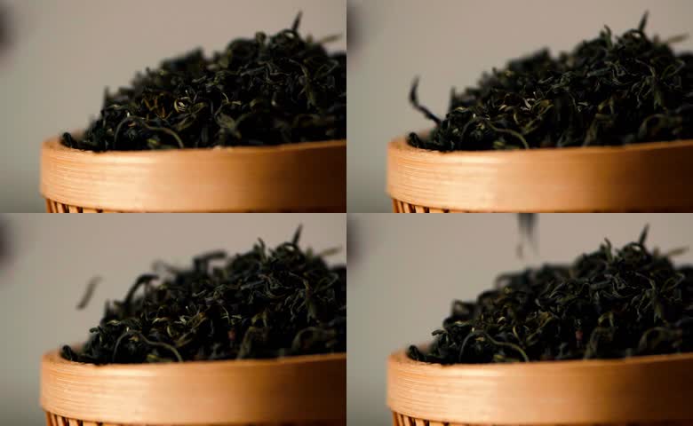 空镜头视频素材茶叶