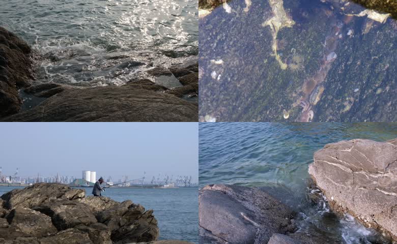海中的礁石