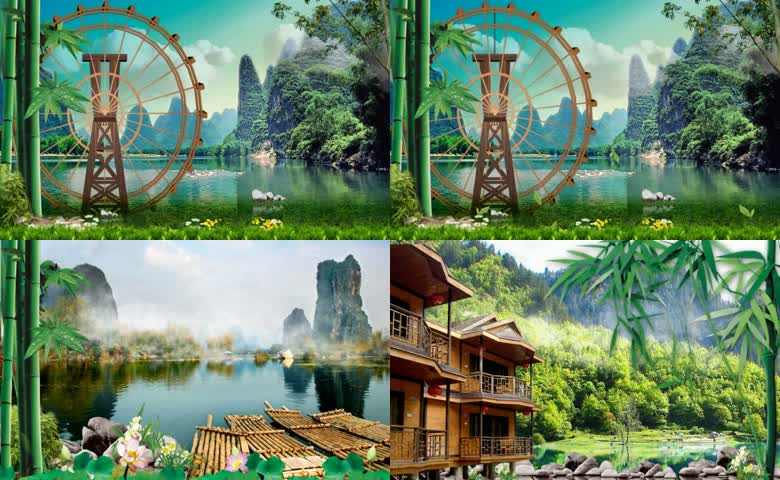 苗族系列背景视频
