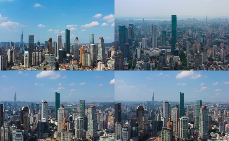 南京鼓楼城区全景