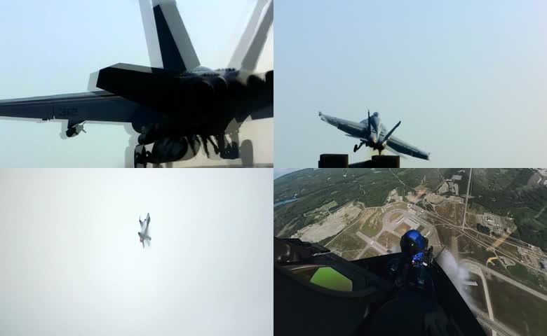 战机弹射升空