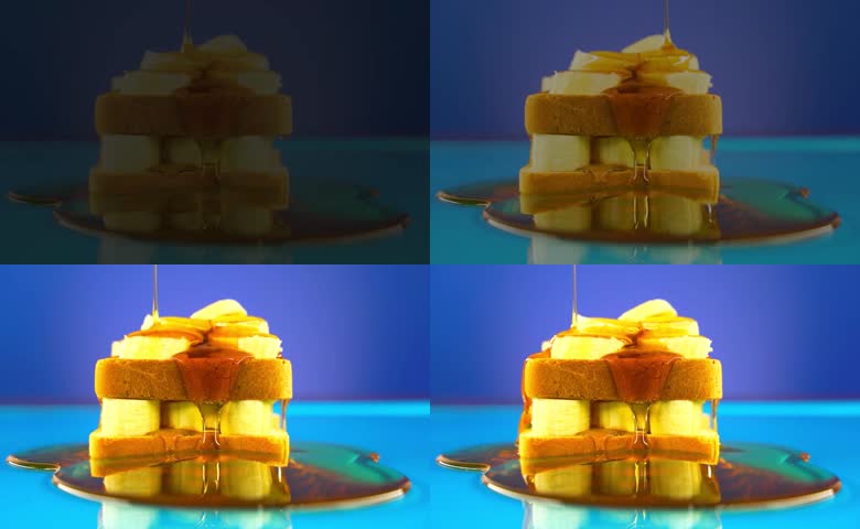 面包蜂蜜甜品