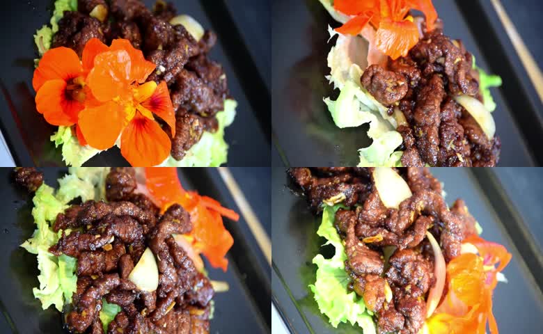 中式牛肉炒菜