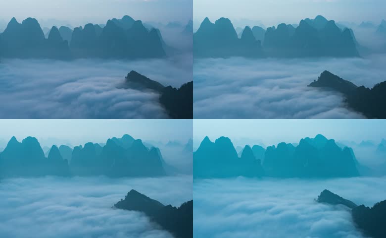 群山云海景观