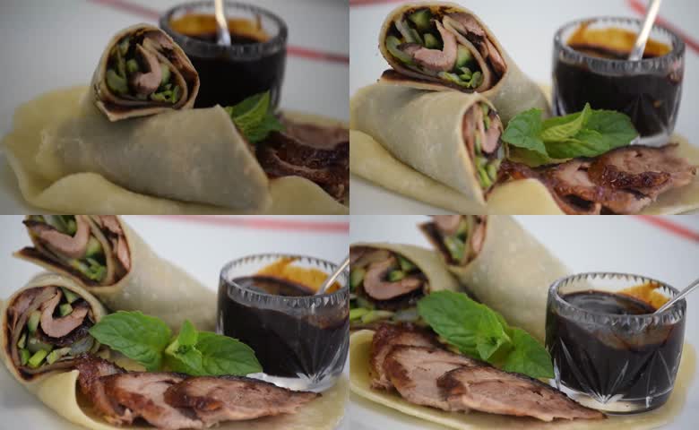 卷饼熏肉大饼