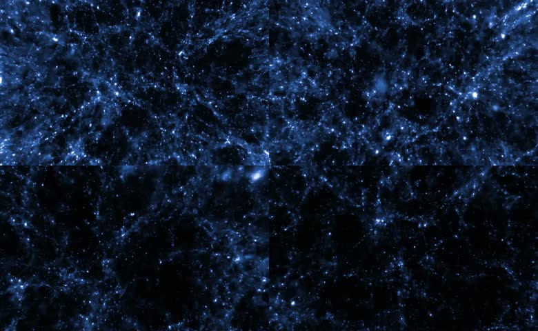 宇宙深空粒子流动效果
