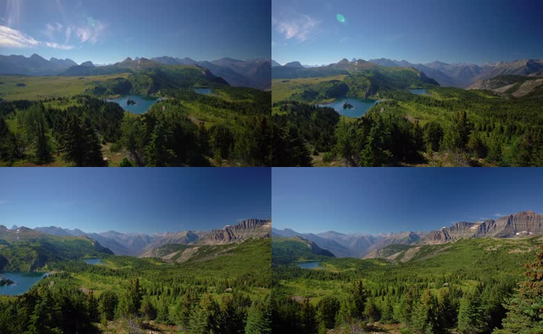 高山湖泊森林