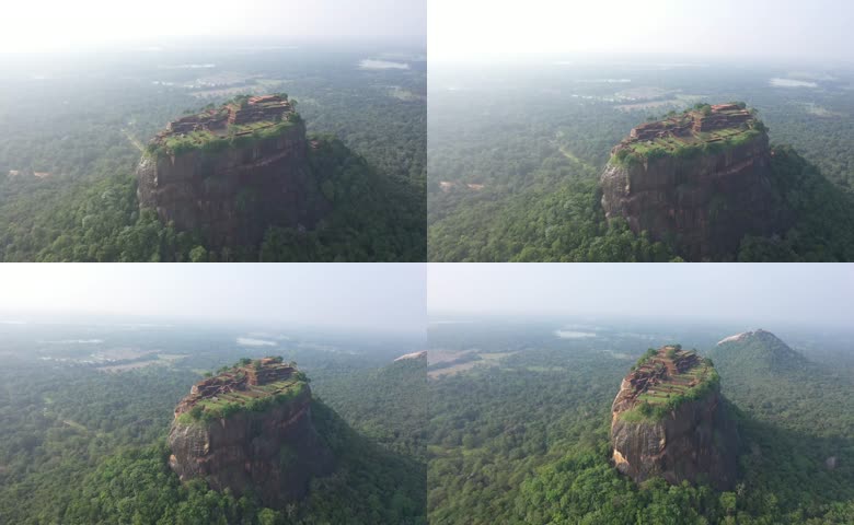 斯里兰卡狮子岩航拍