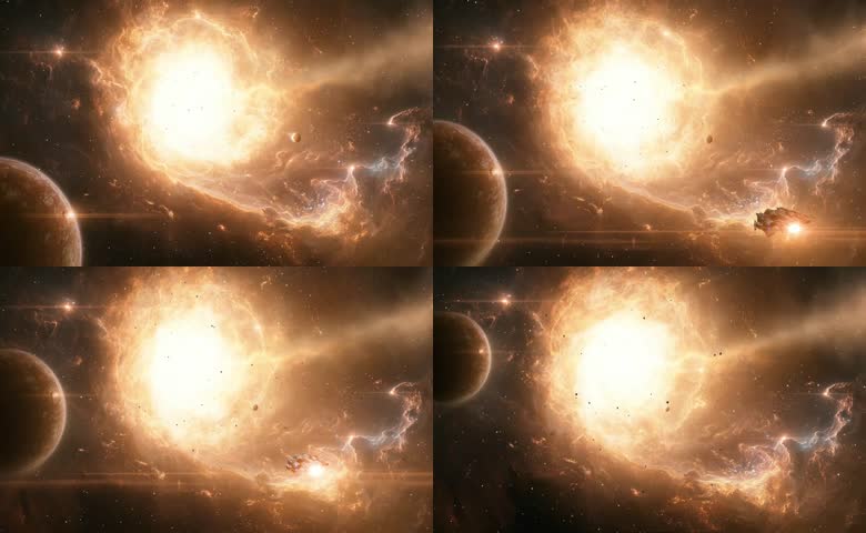 浩瀚太空星球星云
