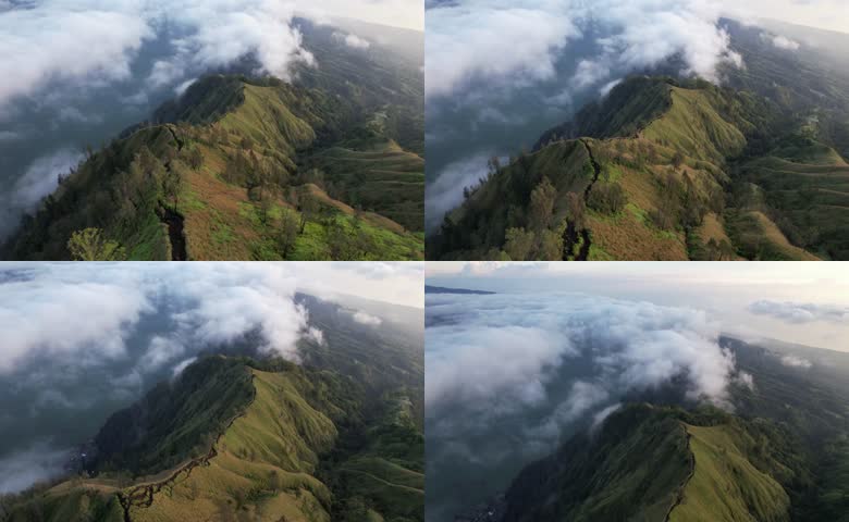 山野山脊自然风景