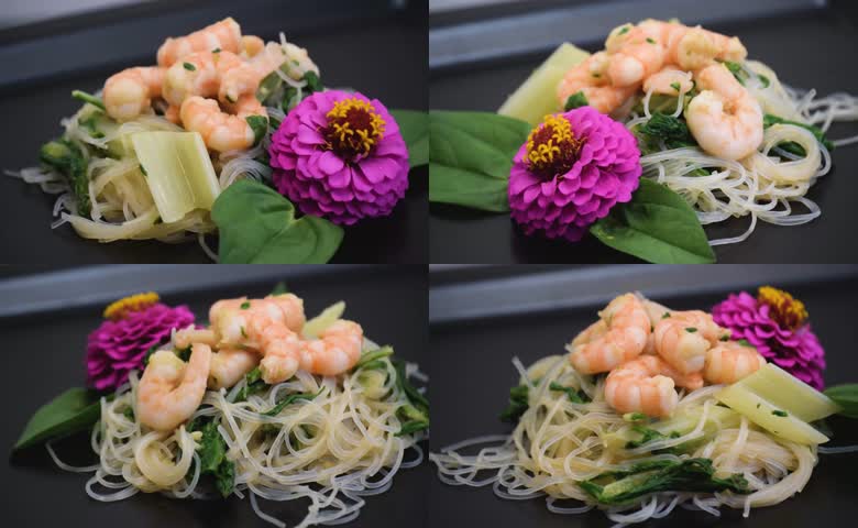 虾仁粉丝凉拌菜
