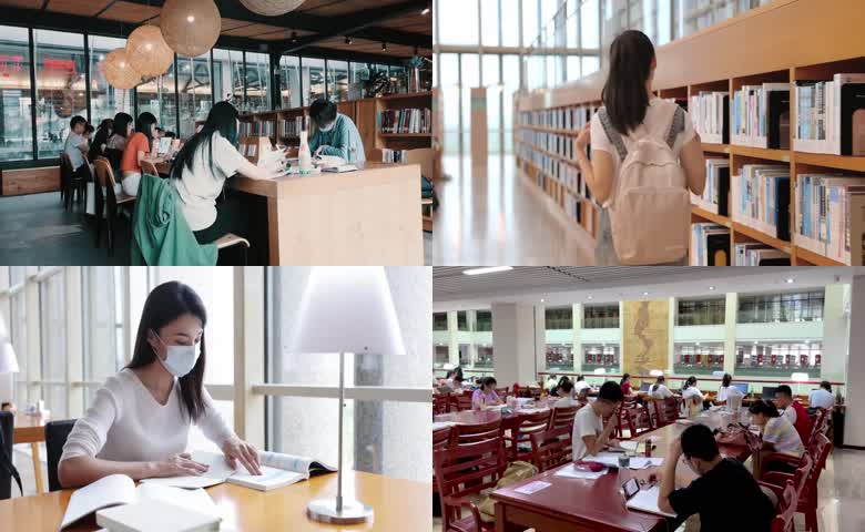 学生自习实拍