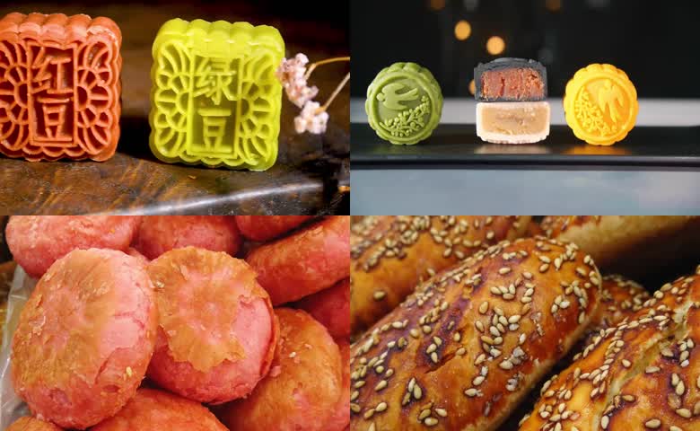 多口味月饼实拍