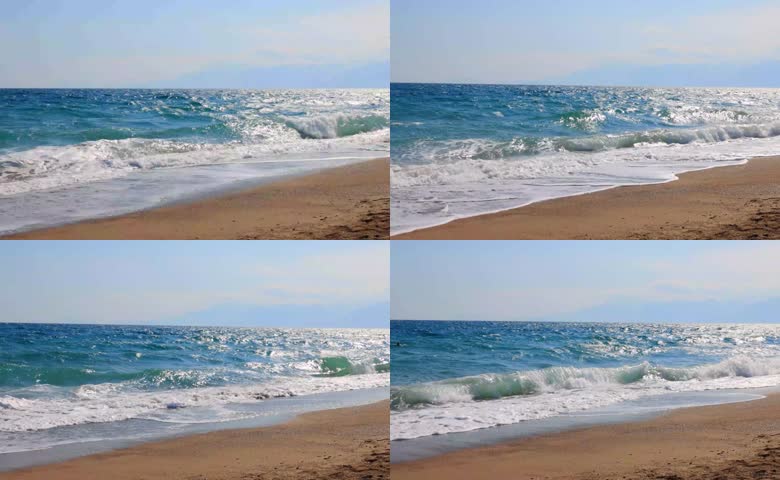 蔚蓝大海沙滩