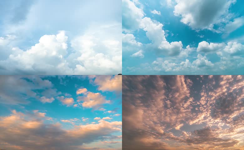 天空云层变幻