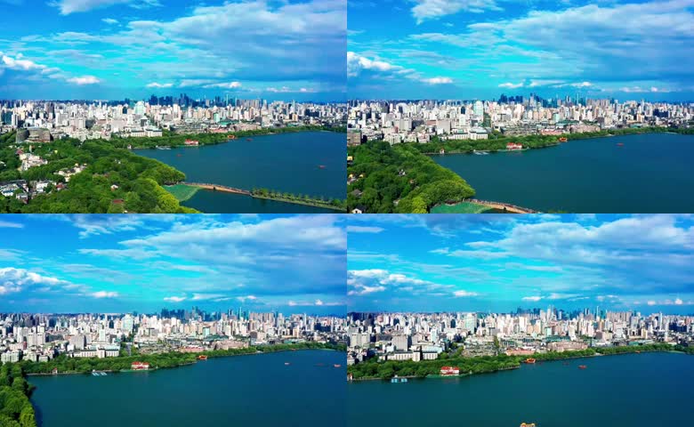 杭州西湖天空延时