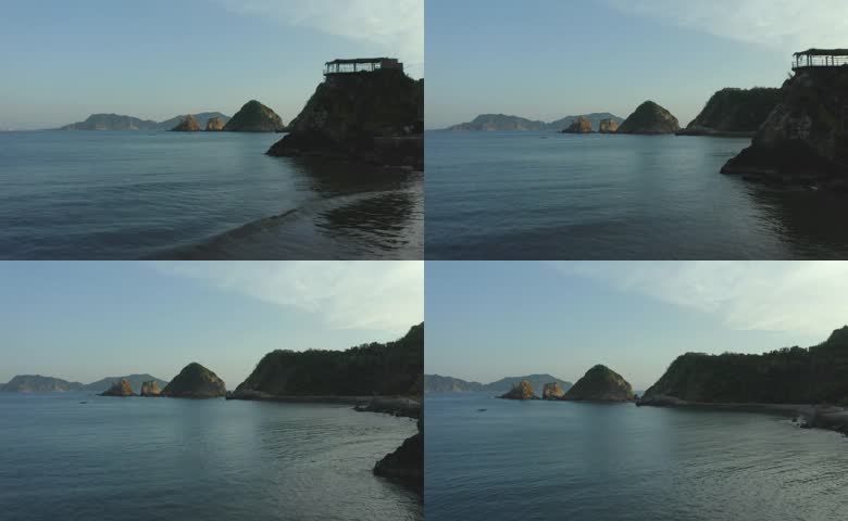 海岛美景与碧海蓝天