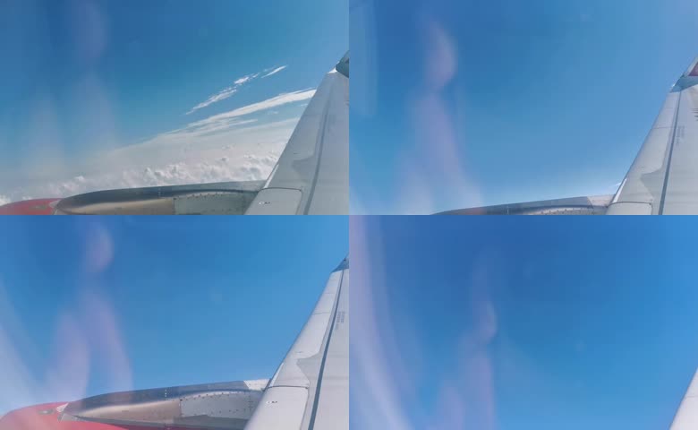 机翼视角云端风光