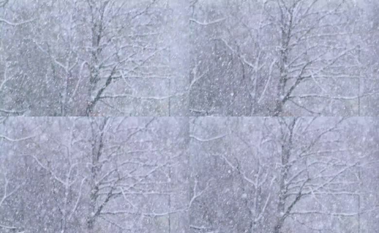 大雪纷飞场景