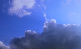 蓝天积云景观