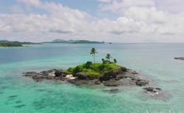 绿色海岛美景