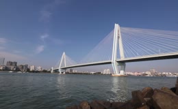 海口世纪大桥实拍