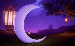 月夜灯笼