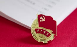 党徽翻开的党章