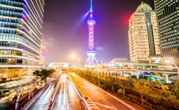 上海夜景延时摄影