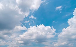 自然天空云涌波涛蓝天白云天气延时